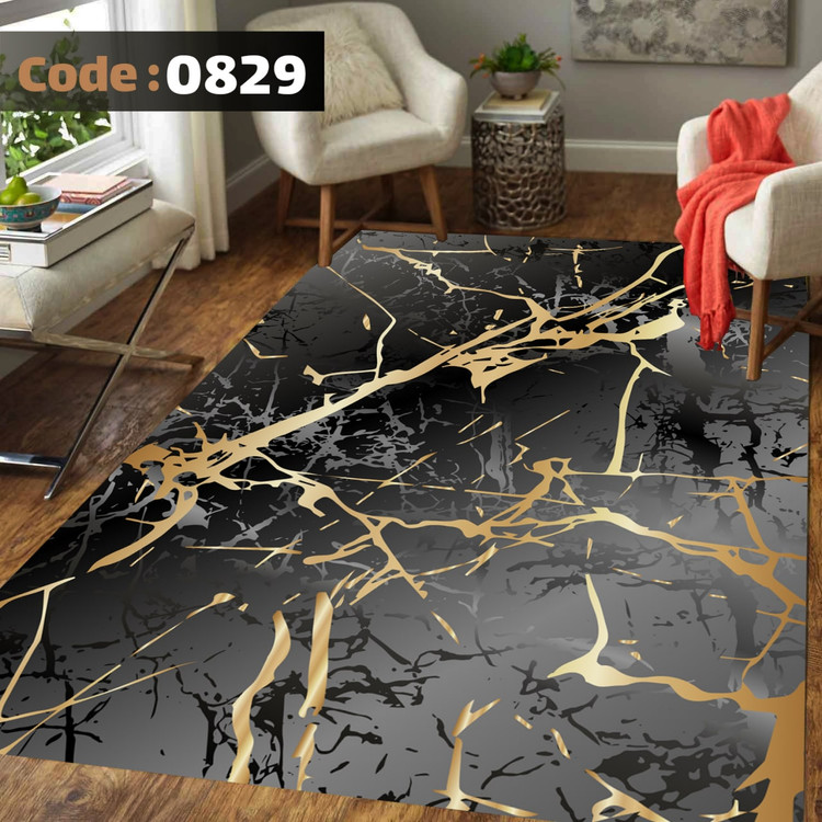 کاورفرش روفرشی دورکشدار گوشه لیفه ای طوسی کرم کد 0829