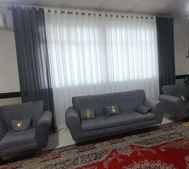 پارچه حریر یک متر در سه متر برند ماندگار نخ ترک