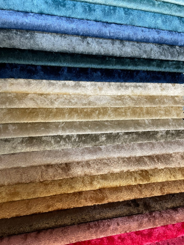 پرده دکور والان پرده مخمل پتینه براق طرح الیزه عرض 1.70