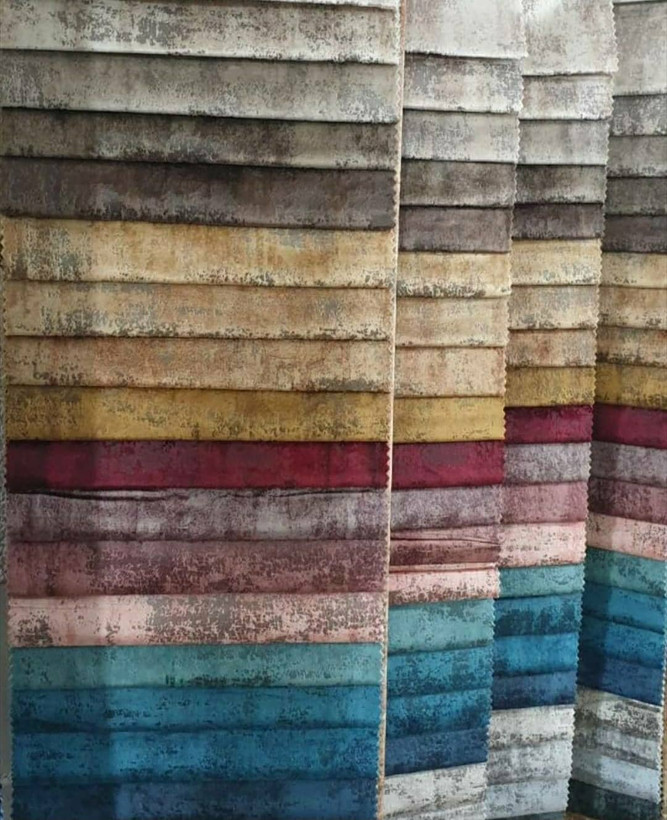 دکور پرده والان پرده مخمل هاوین